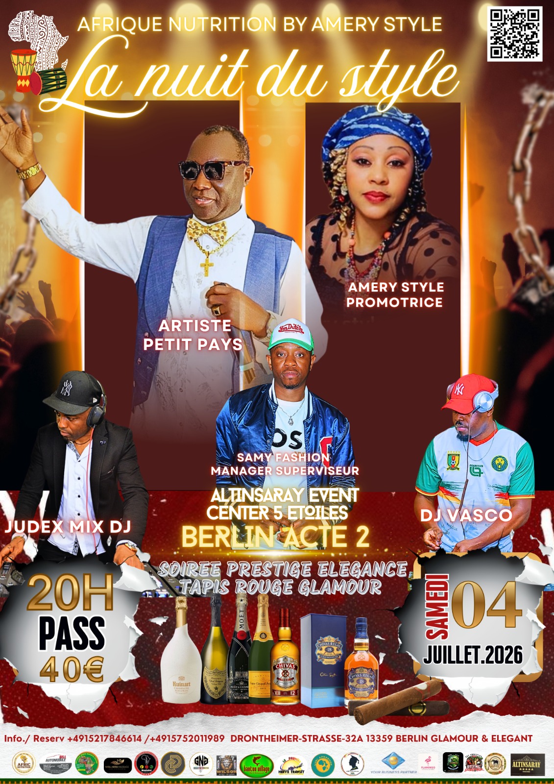 Night of Style Berlin Act 2 with Petit Pays – Prestige Event in Berlin