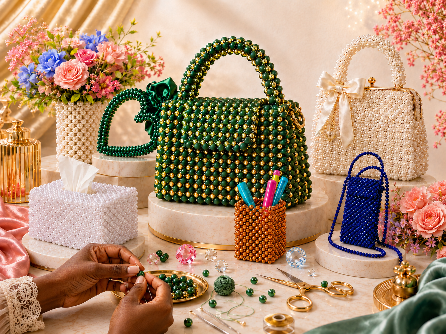 Handgefertigte Perlenkreationen – Eleganz und Raffinesse ✨🎀
