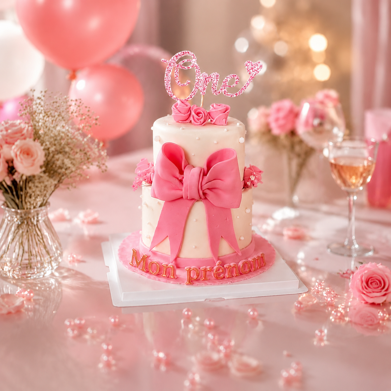 Geburtstagskuchen mit Fondant