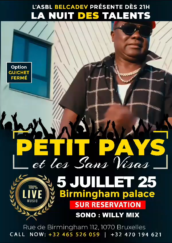 Nacht der Talente Akt 1 – Petit Pays Live in Brüssel