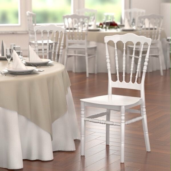 Rental Elegant white chair