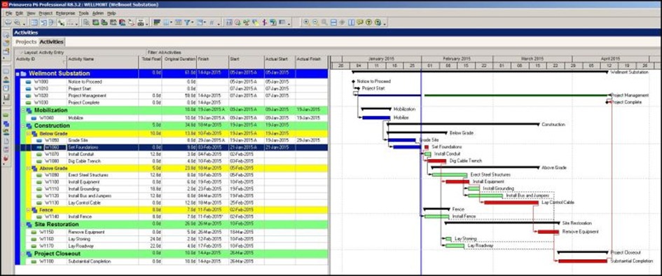 Planning Primavera P6