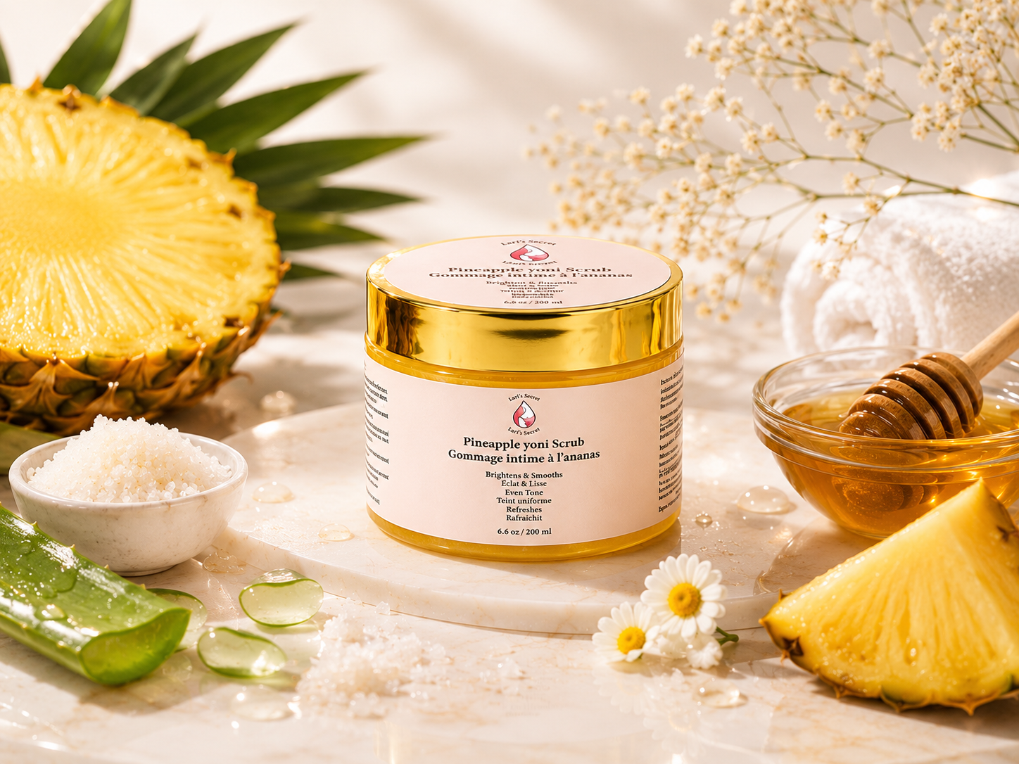 pineapple yoni scrub