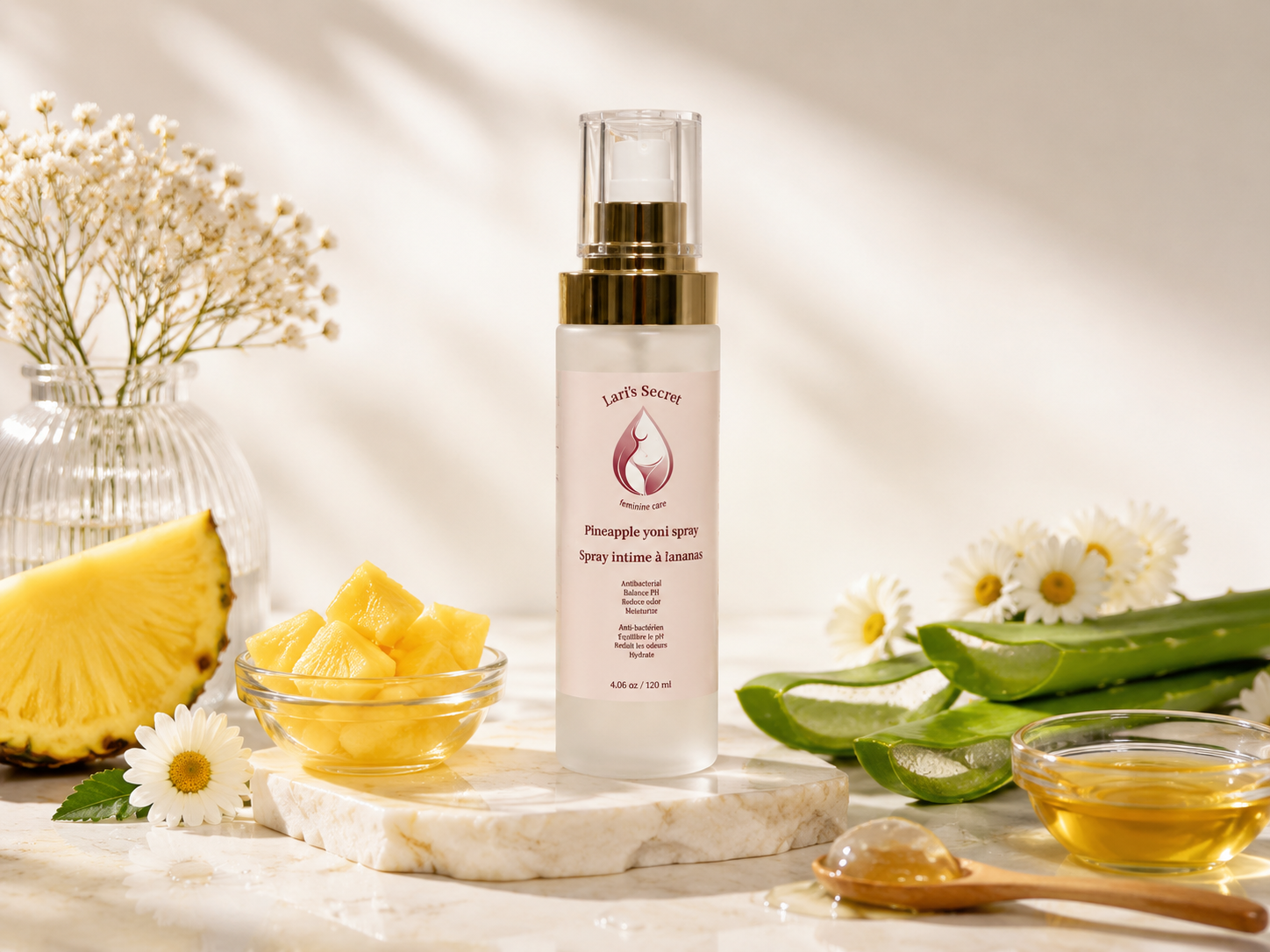 Pineapple yoni spray