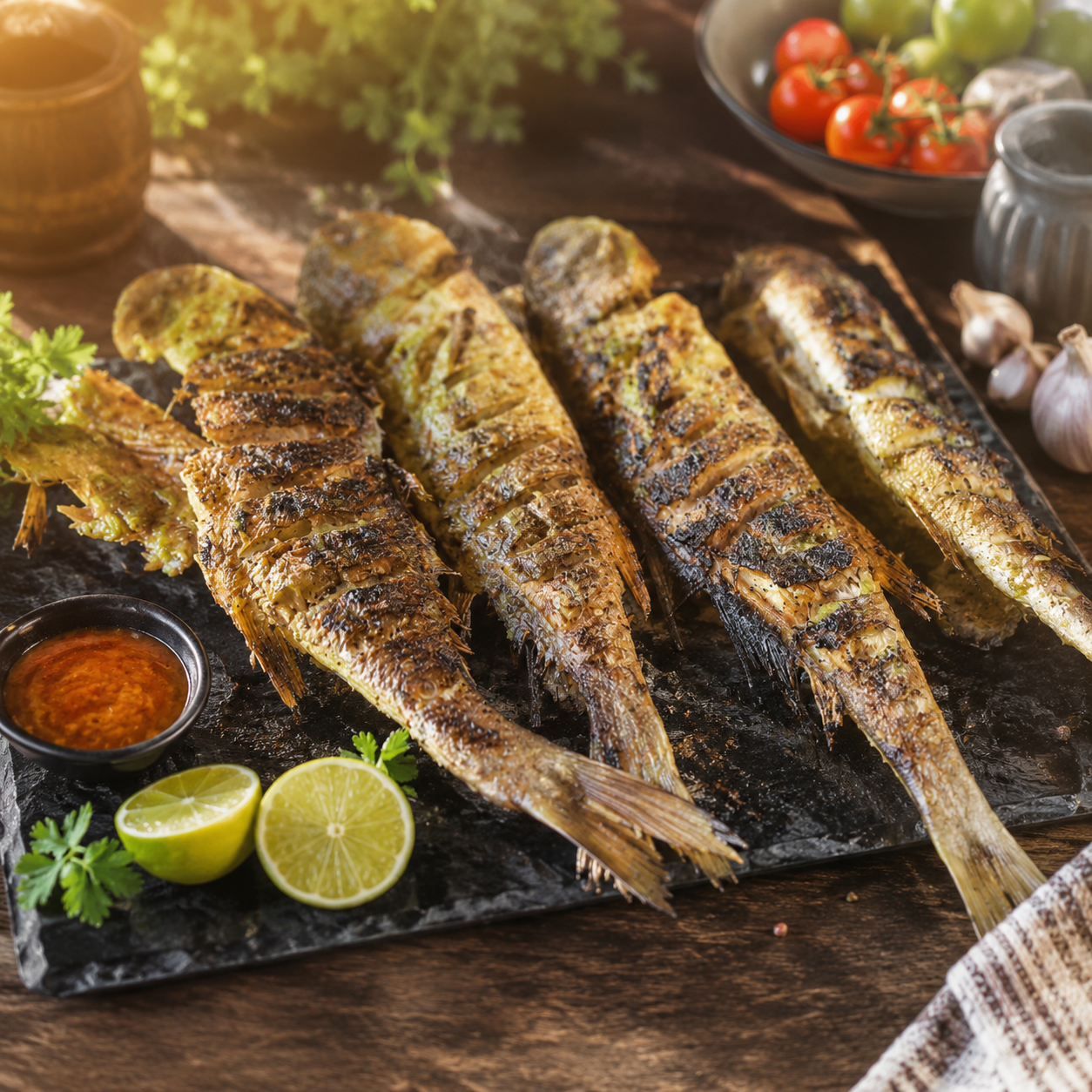 Grilled Sea Bass