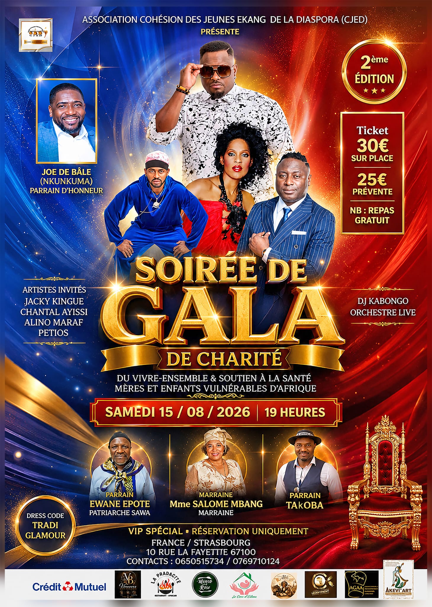 CJED Charity-Gala — 2. Ausgabe | Strasbourg — 15. Aug. 2026