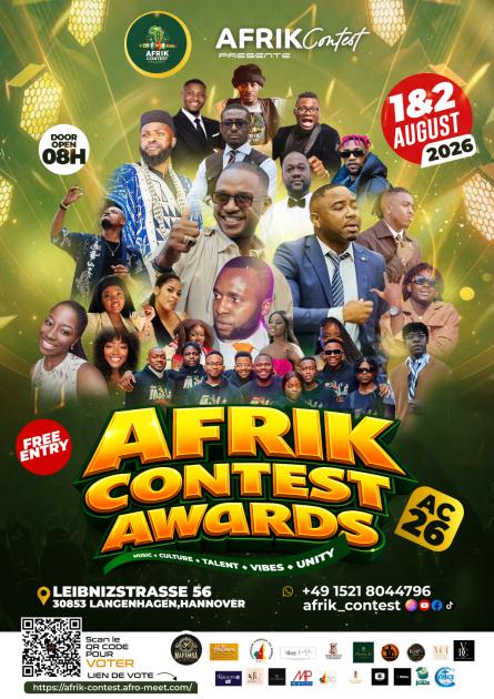 Afrik Contest 2026 à Hannover – Festival Africain du 1er au 2 août — Langenhagen Hannover