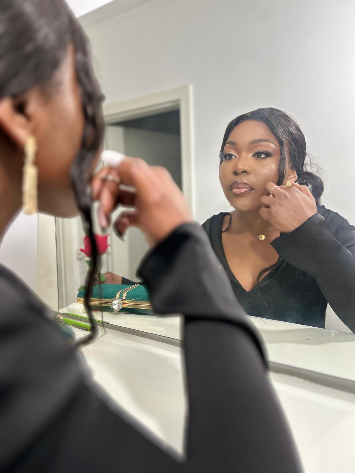 Beauty preparation for important event