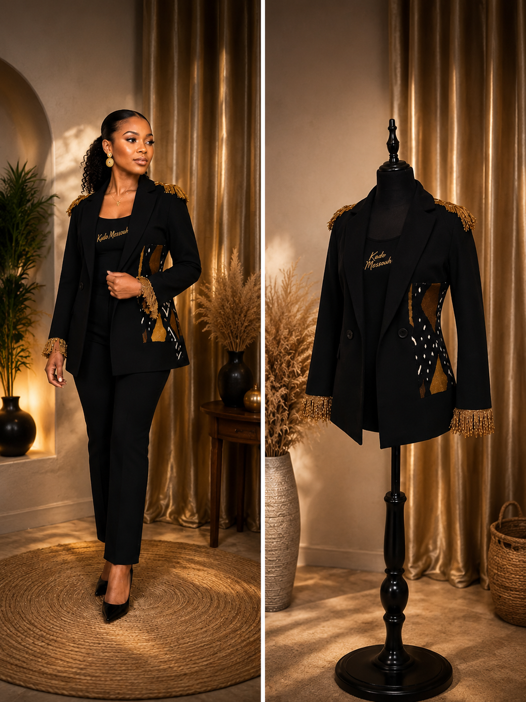 Super 100 & Bogolan Blazer