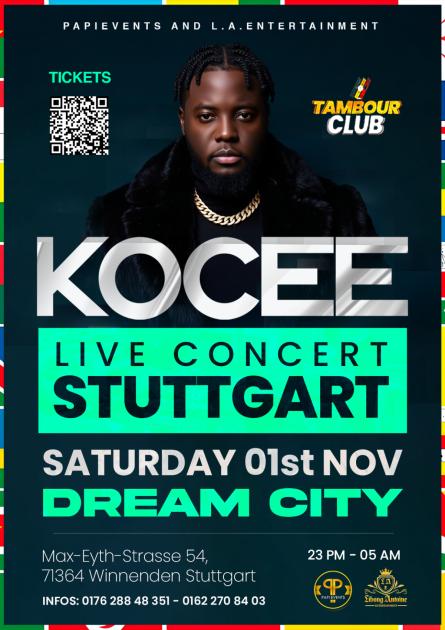 KOCEE à Dream City Stuttgart – 01ᵉʳ novembre — Stuttgart