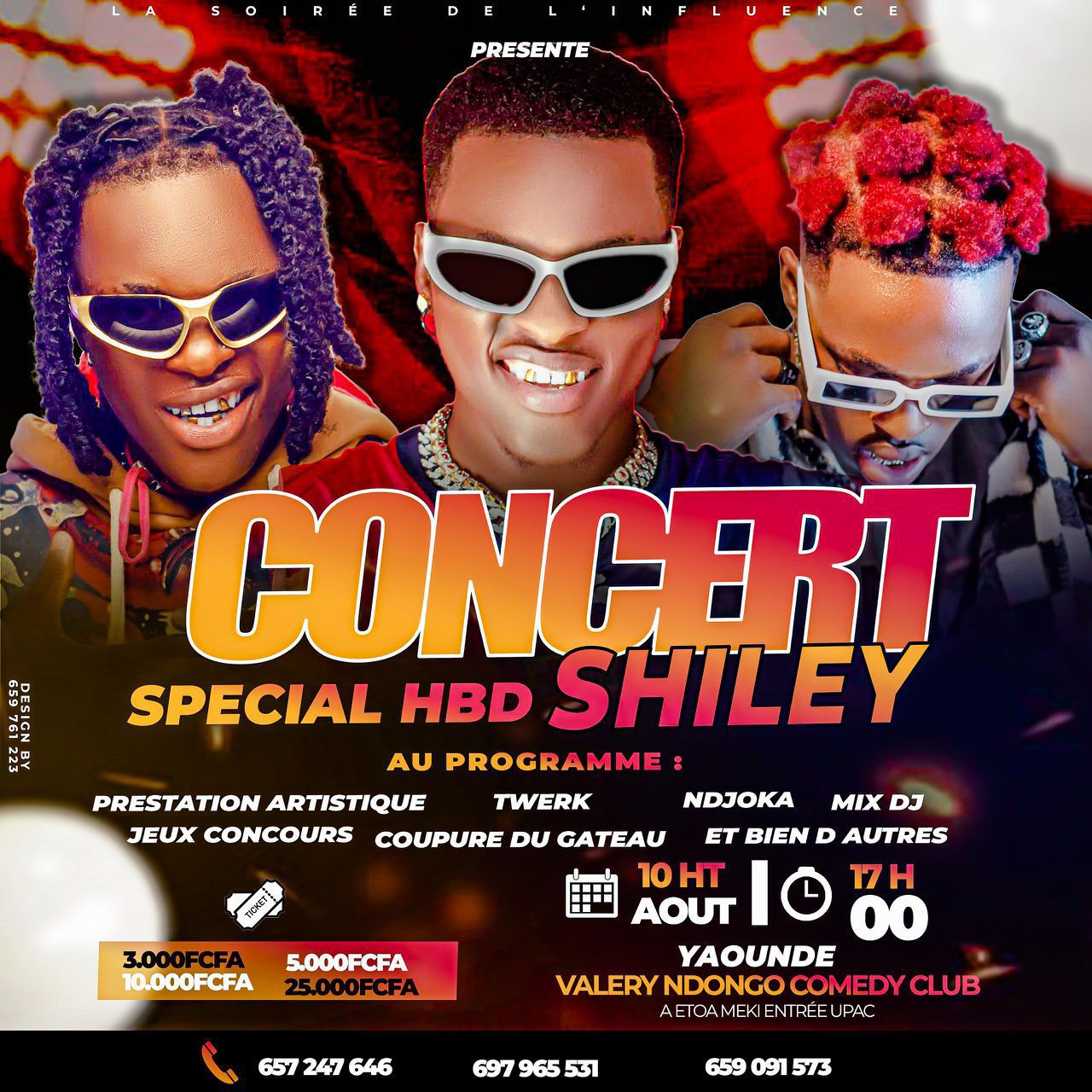 HBD Shiley Birthday Concert in Yaoundé – Aug 10, 5 PM