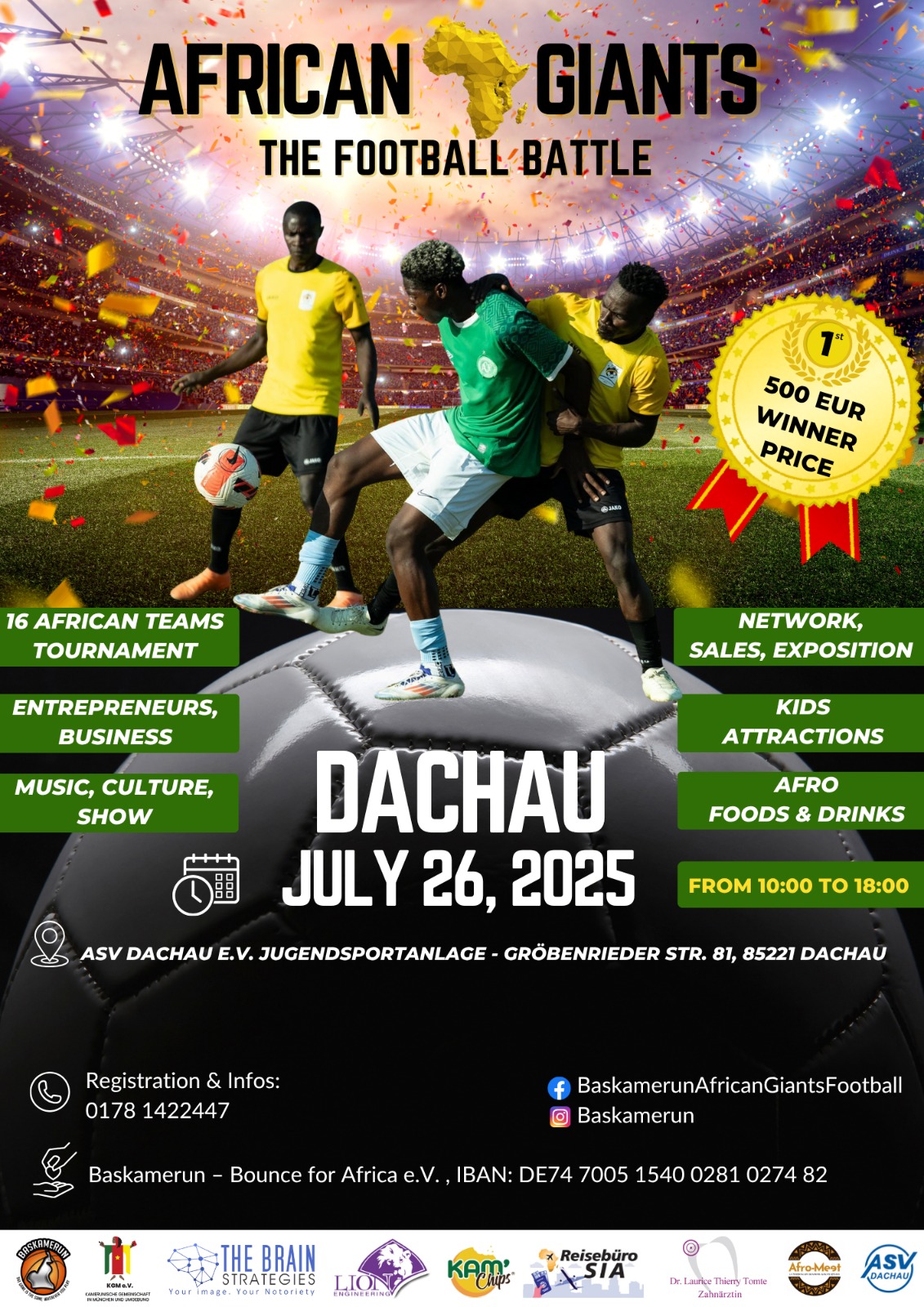 African Giants Turnier in Dachau – 16 afrikanische Teams