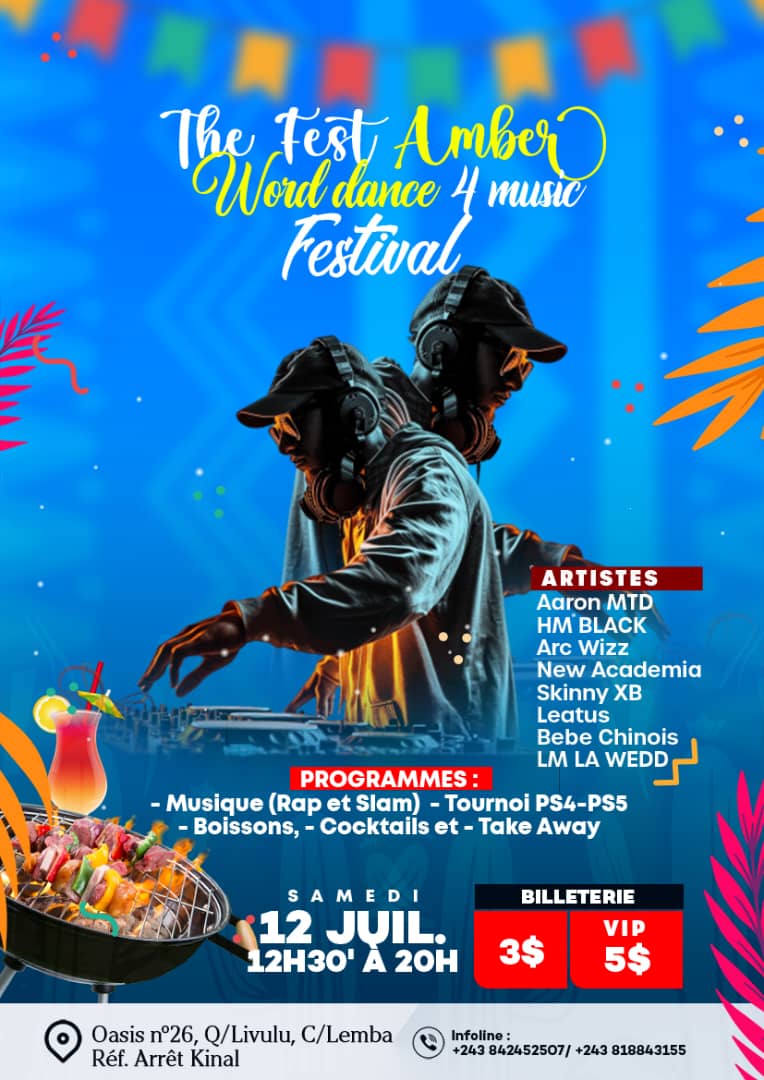 The Fest Amber - Word Dance 4 Music Festival in Kinshasa