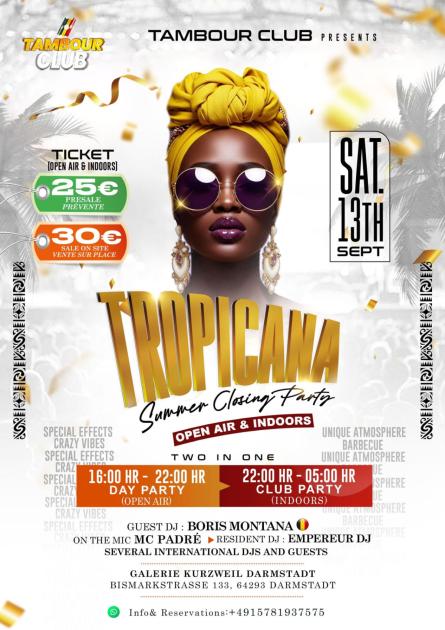 TROPICANA – Summer Closing Party Darmstadt 2025 — Darmstadt