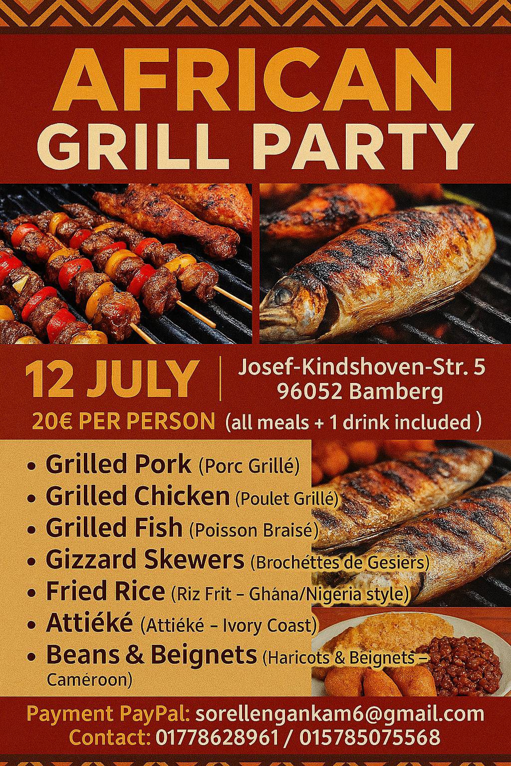 African Grill Party in Bamberg – Taste of Africa