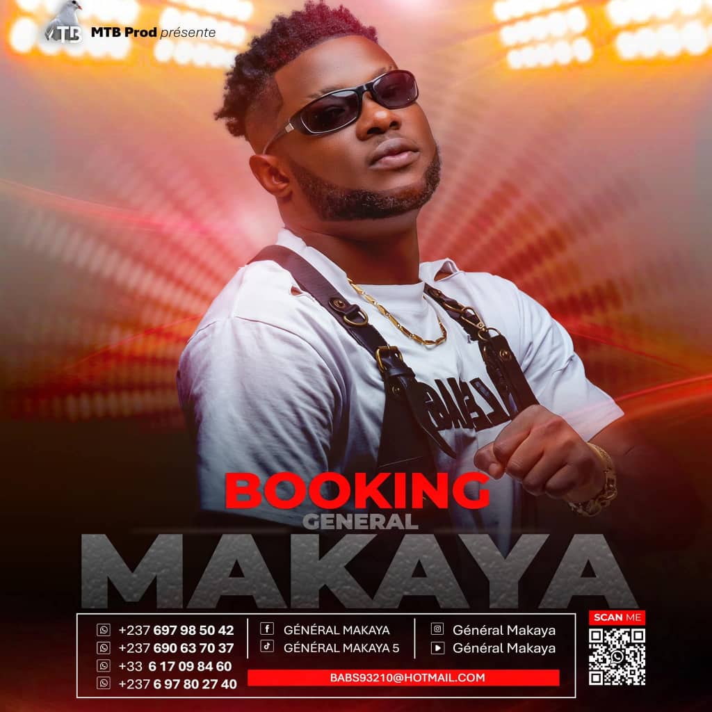 Book Général Makaya now for your live shows with MTB Prod