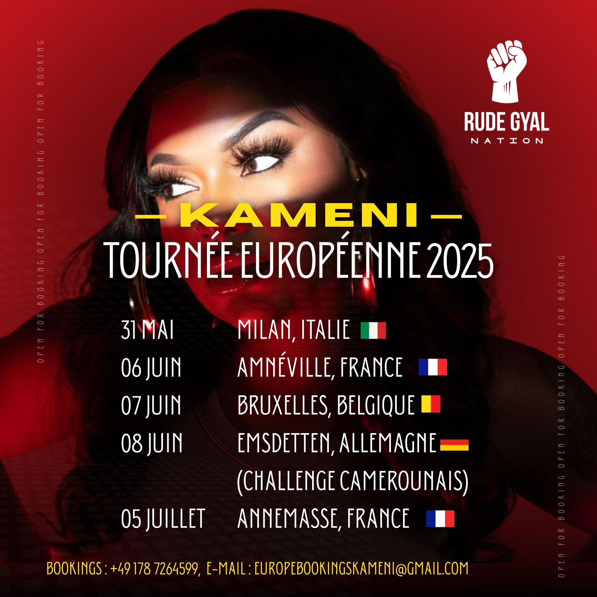 Europa-Tournee 2025 – Kameni
