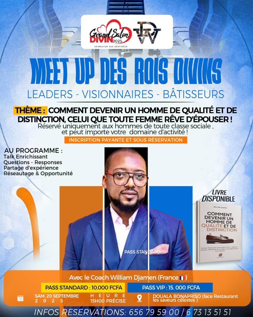 Grand Salon Divin 2025 – Connexion des Destinées à Douala