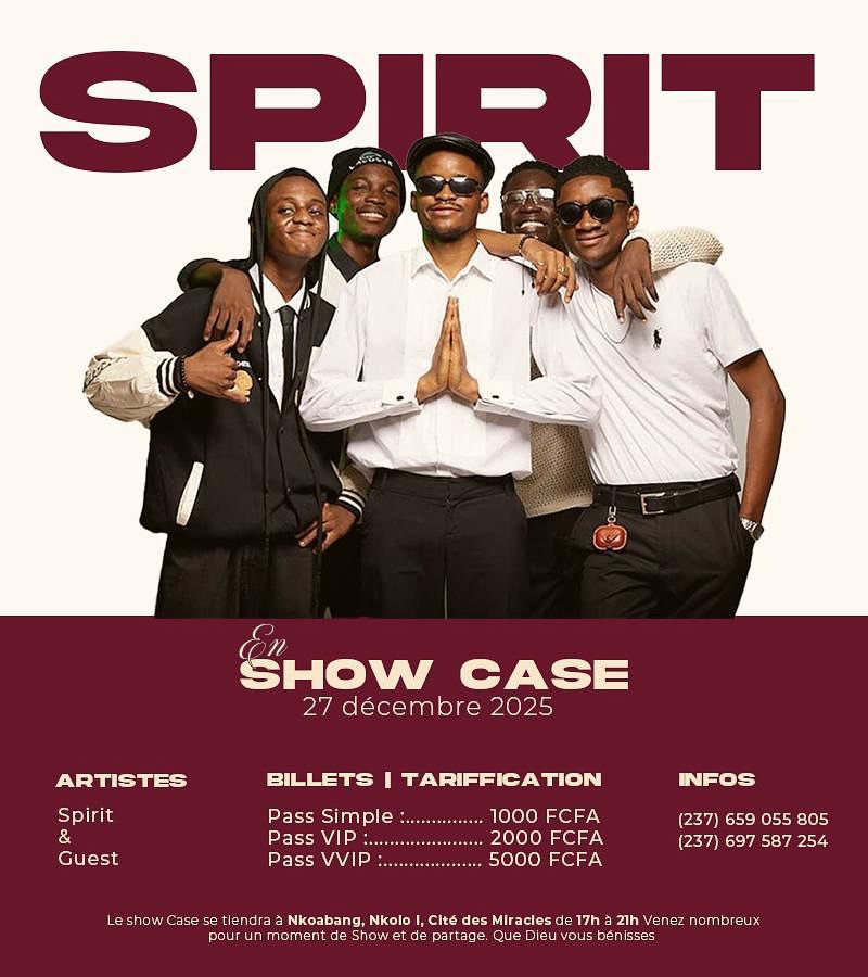 Show Case SPIRIT – Événement musical à Nkoabang 2025