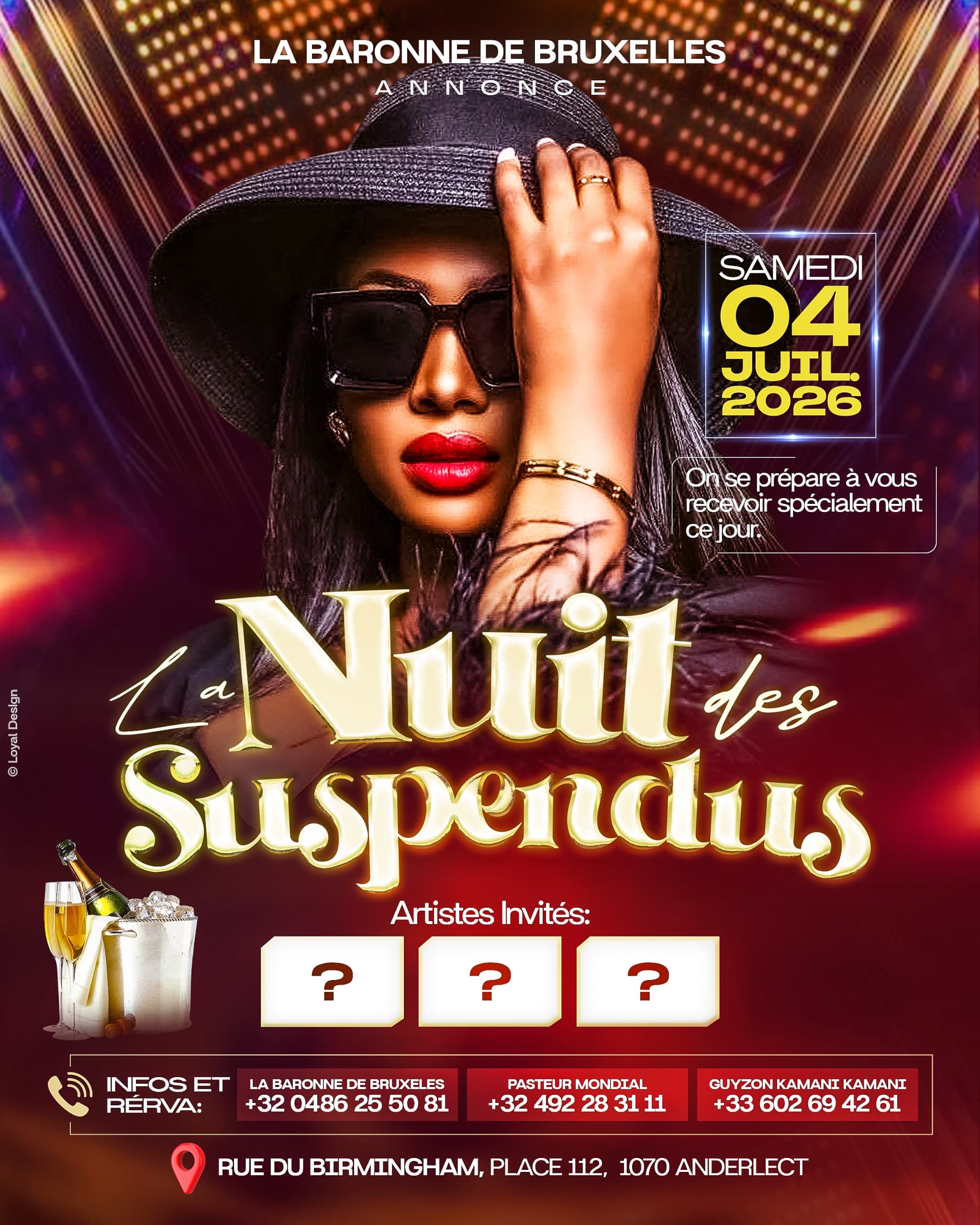 La Nuit des Suspendus – Anderlecht 2026