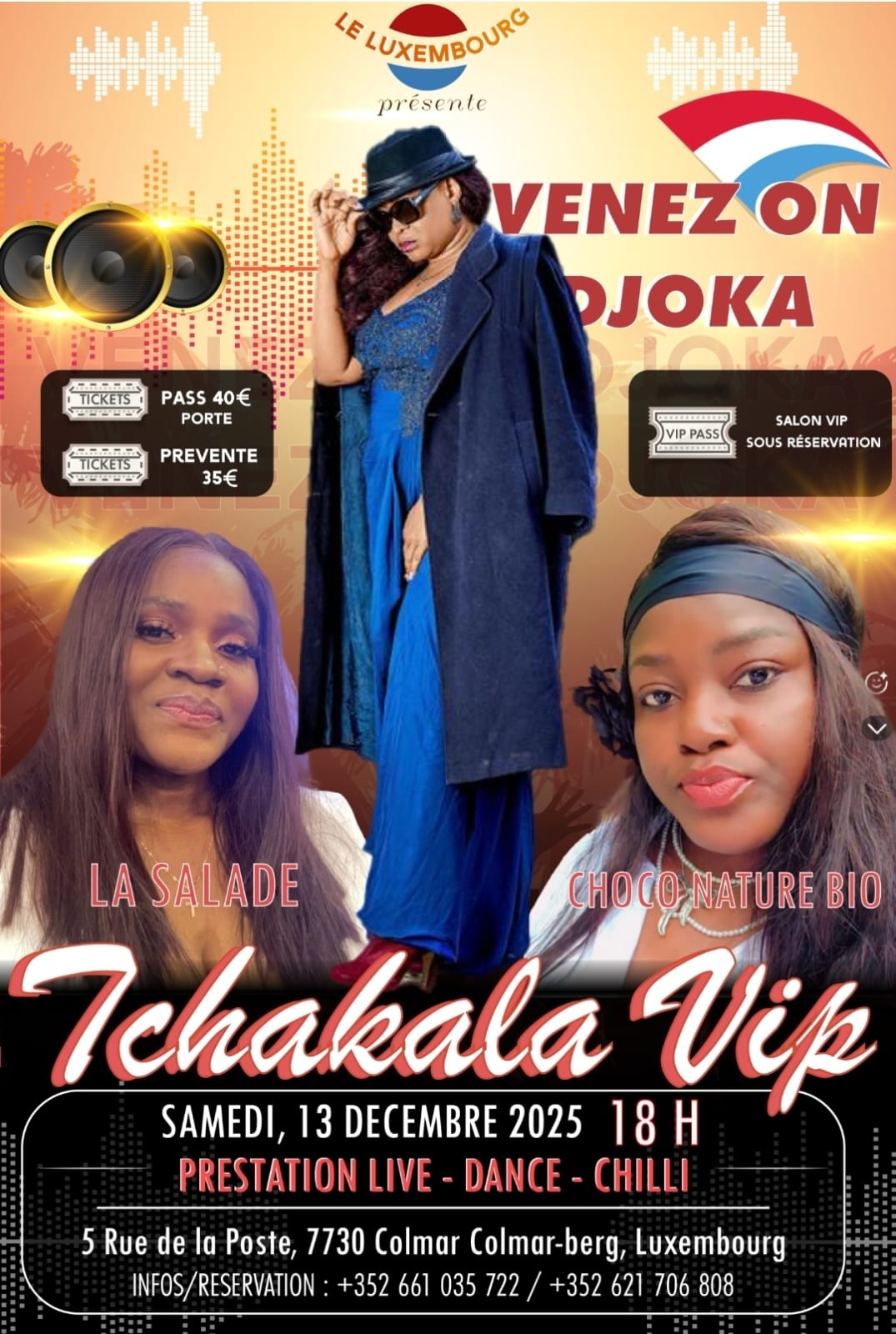 Tchakala VIP Luxembourg – Soirée Live & Dance 2025