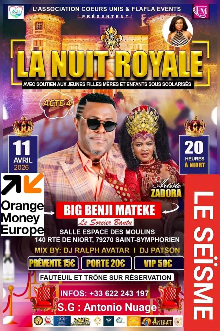 La Nuit Royale Acte 4 à Niort – 11 avril 2026