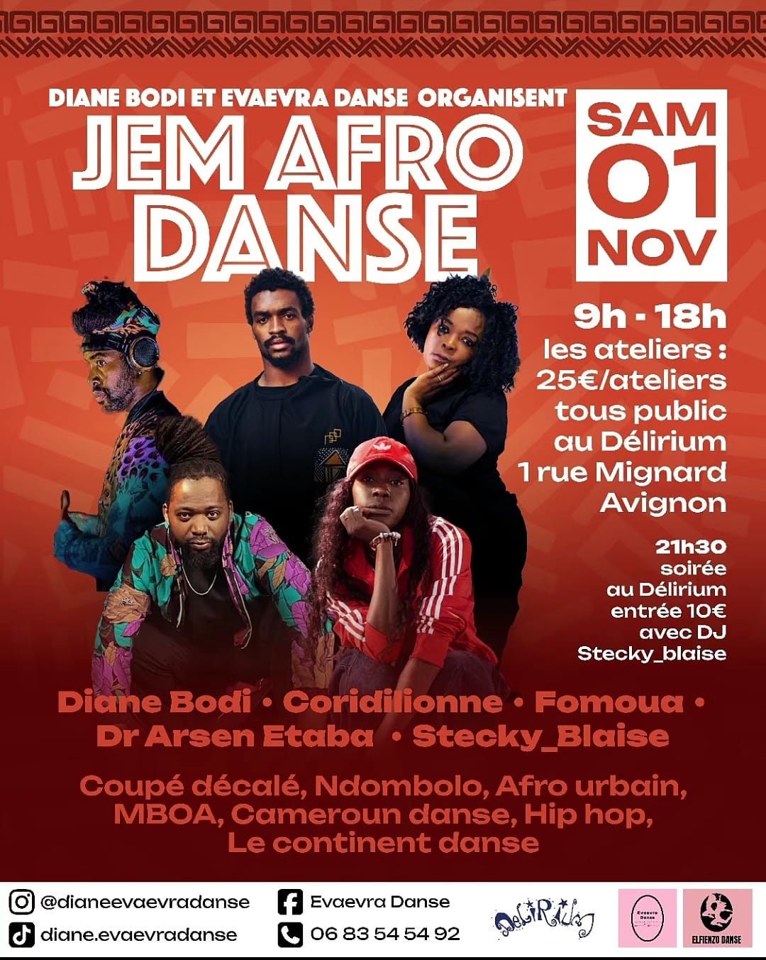 JEM Afro Danse Avignon – Ateliers & Soirée Afro