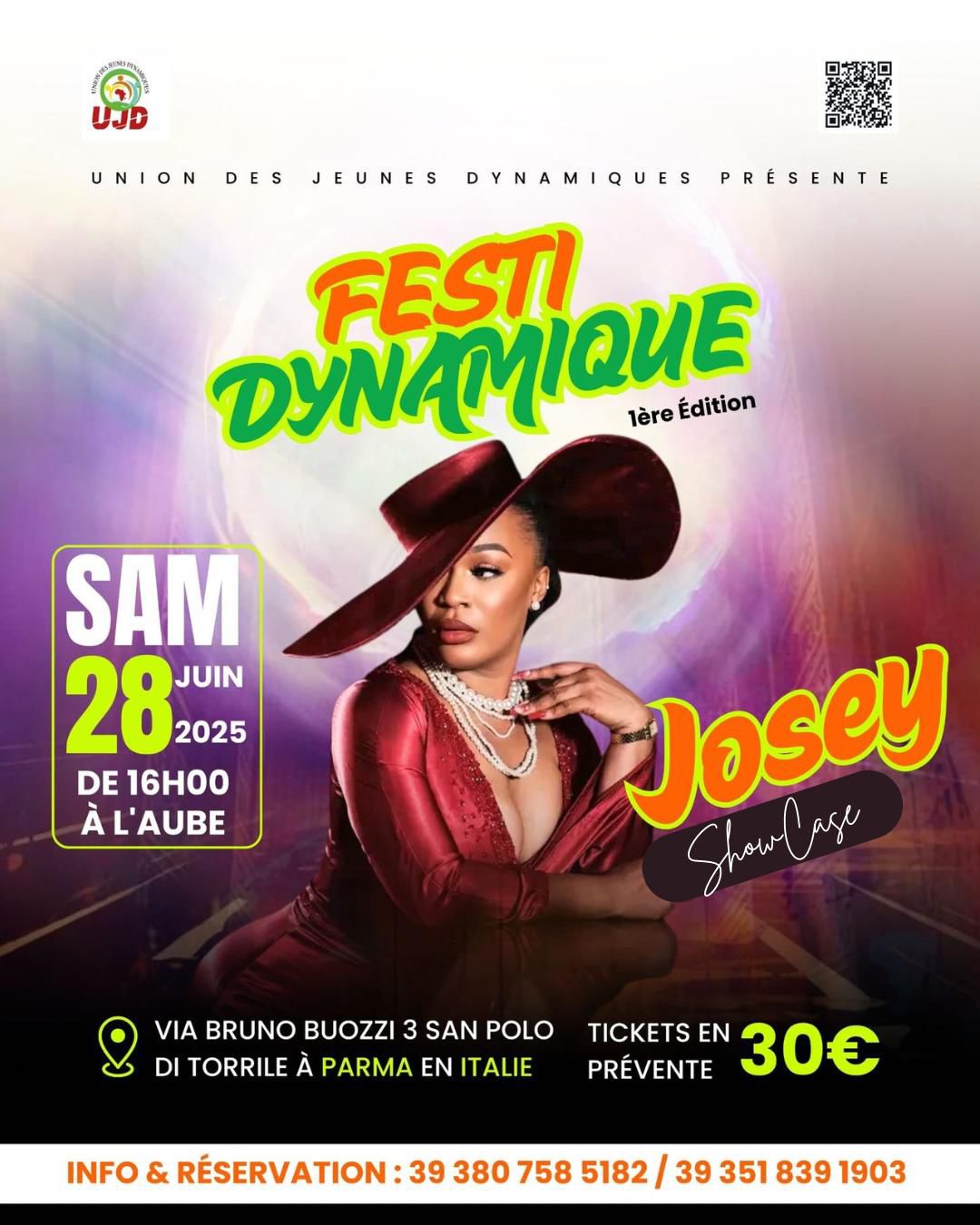 Festi Dynamique 2025 avec Josey à Parma
