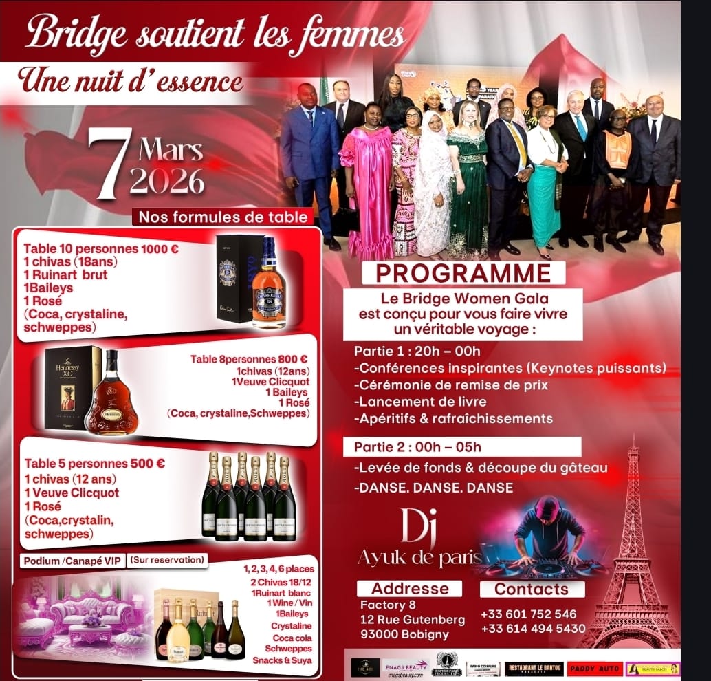 Bridge Women Gala 2026 à Bobigny – Night of Essence