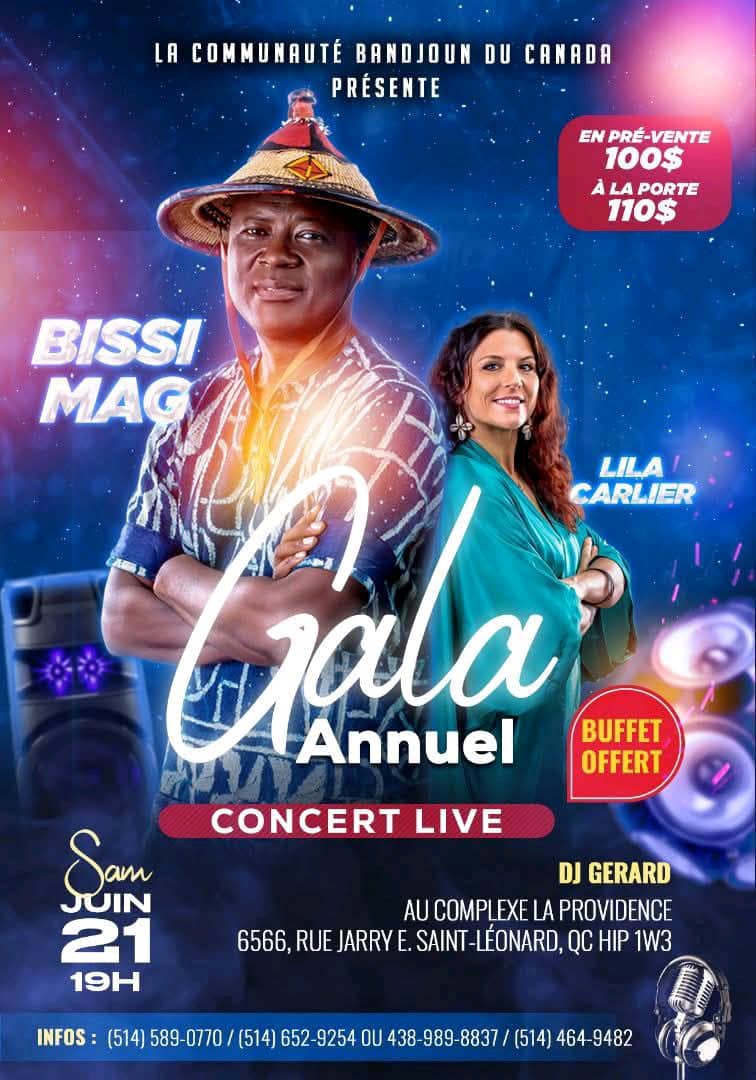 Gala Annuel Bandjoun à Montréal – Concert Live
