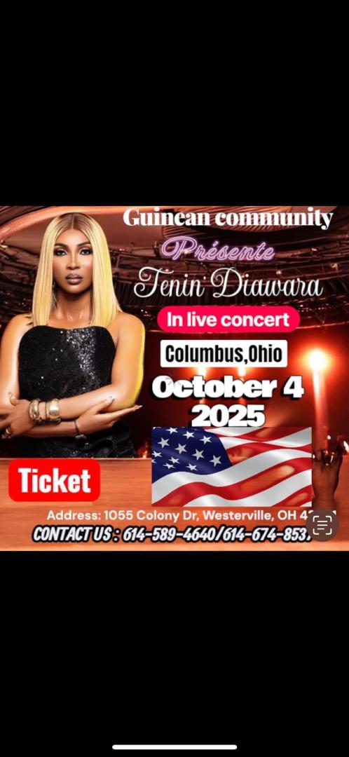 Concert Tenin Diawara – Columbus Ohio 2025