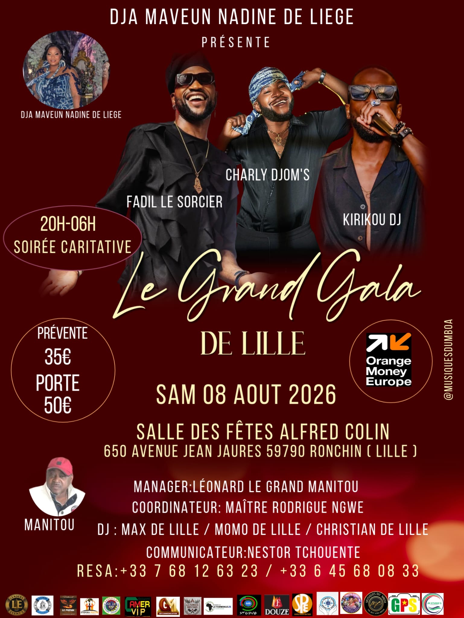 Le Grand Gala de Lille 2026 – Fadil Le Sorcier & Charly Djom’s Live